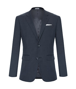 Classic Savile Row suit in charcoal